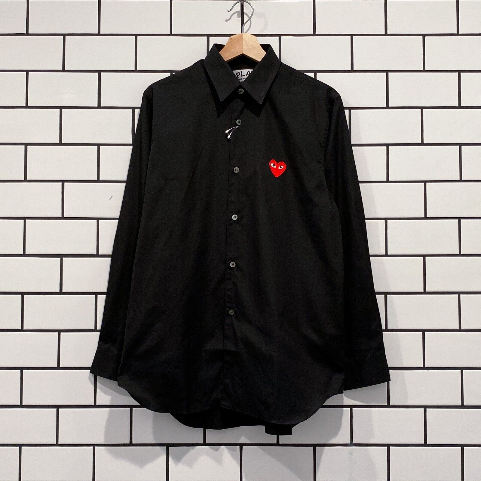 Comme des garcons play button down sales