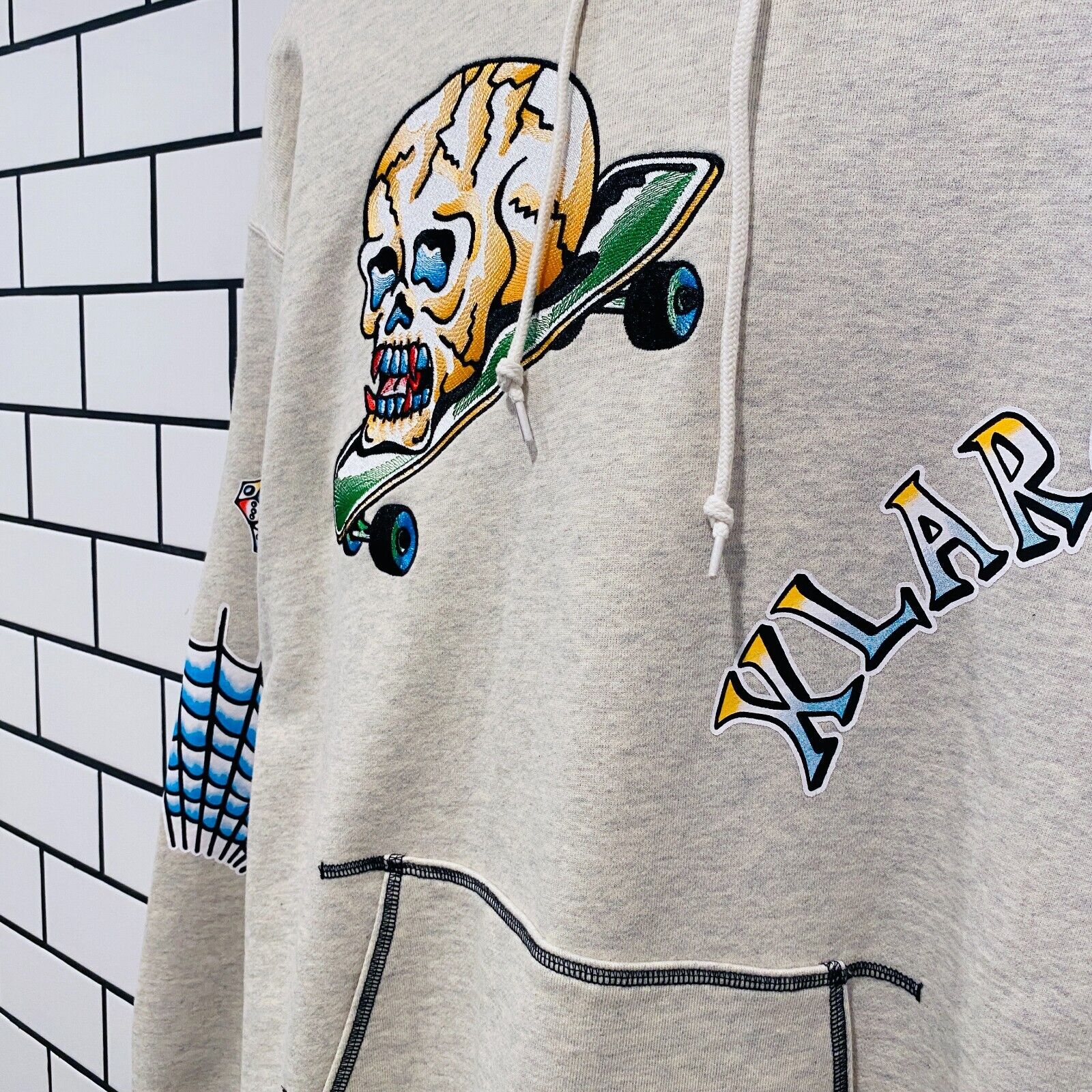 XLARGE GOOD TIME HOODED SWEATSHIRT GREY | shoparchive.us