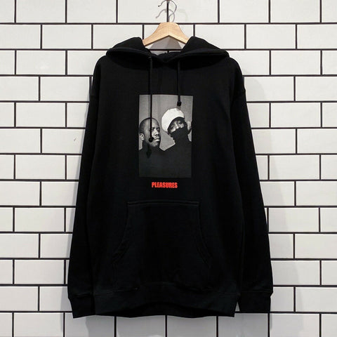 PLEASURES VOCABULARY HOODIE BLACK