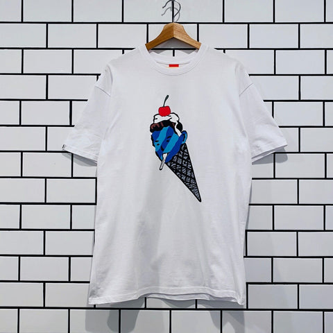 ICECREAM ICE CREAM CONEMAN SS TEE WHITE