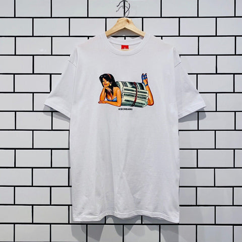 ICECREAM ICE CREAM PLEASANTVILLE SS TEE WHITE