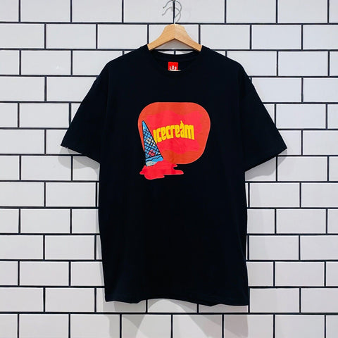 ICECREAM ICE CREAM CONE CLASSIC SS TEE BLACK