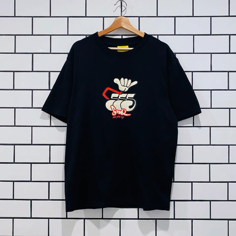 TRIPLE FIVE SOUL GRAF BENCH TEE BLACK