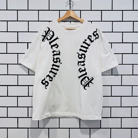 PLEASURES HARNESS HEAVYWEIGHT T-SHIRT WHITE