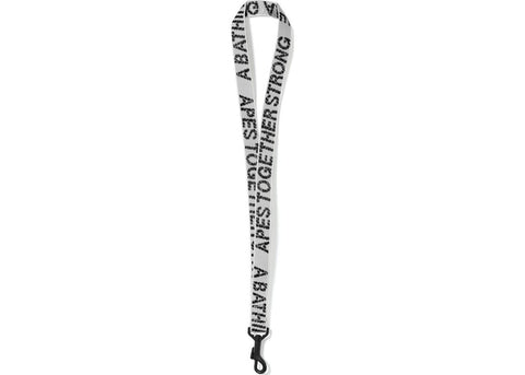 BAPE ATS NECK STRAP *WHITE
