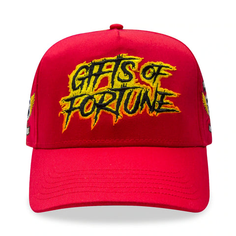 GIFTS OF FORTUNE GHOST RIDER TRUCKER HAT RED