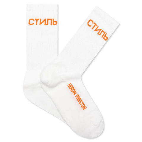 HERON PRESTON CTNMB LONG SOCKS WHITE