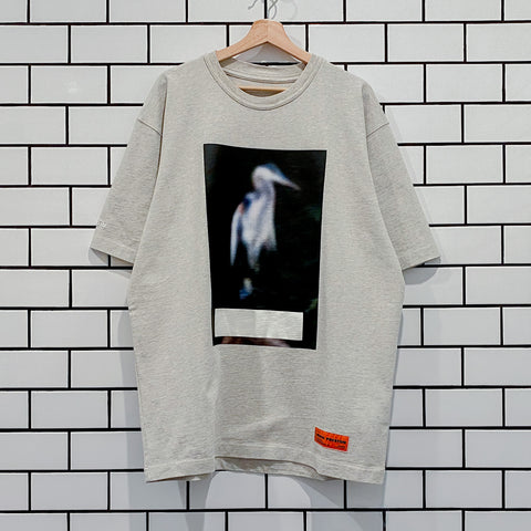 HERON PRESTON OS CENSORED HERON SS TEE GREY MELANGE GREY