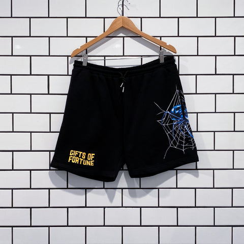 GIFTS OF FORTUNE BLACK WIDOW SWEATSHORTS BLACK