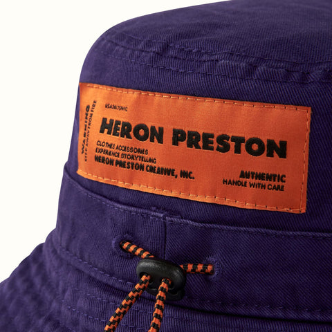 HERON PRESTON BUCKET HAT PURPLE