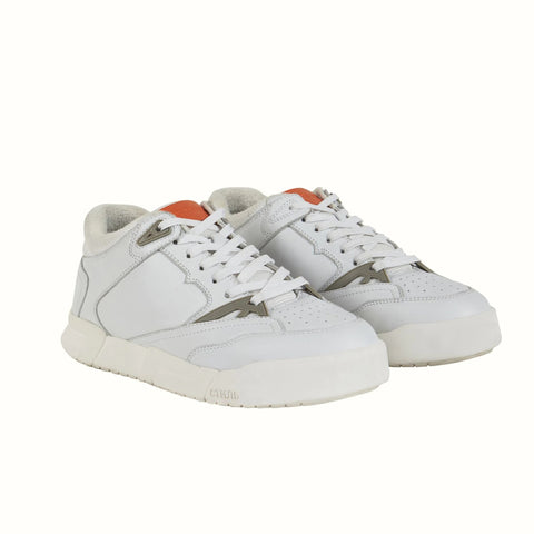 HERON PRESTON WHITE SNEAKERS