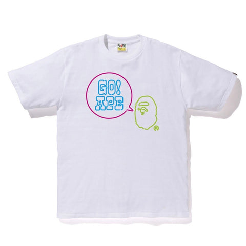 BAPE NEON SIGN GO APE TEE