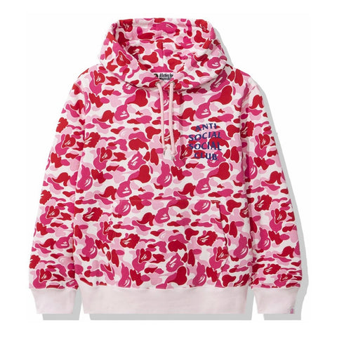 BAPE X ANTI SOCIAL SOCIAL CLUB ABC CAMO PULLOVER HOODIE