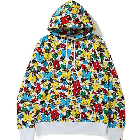 BAPE BABY MILO ALPHABET HOODIE