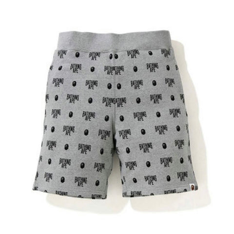 BAPE MONOGRAM SWEAT SHORTS
