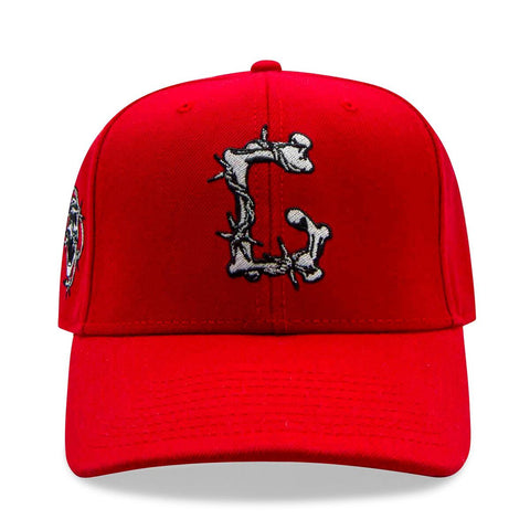 GIFTS OF FORTUNE BARBED WIRE SNAPBACK RED
