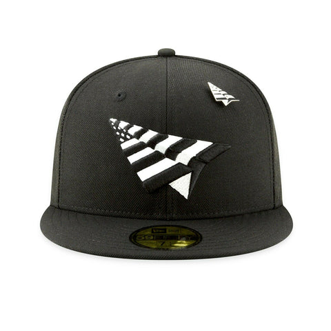 PAPER PLANES THE ORIGINAL CROWN FITTED W/ BLACK UNDERVISOR BLACK