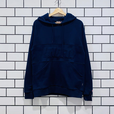 UNDEFEATED OUT RUNNER PULLOVER HOODIE NAVY