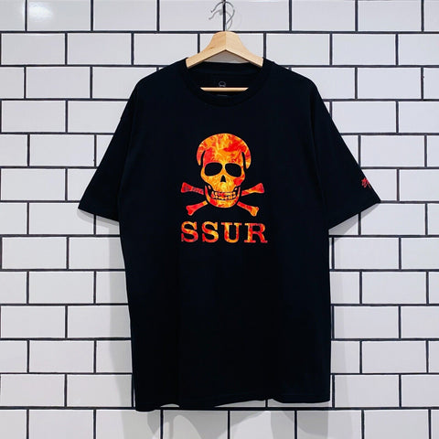 SSUR SUBSTANCE FIRE SS TEE BLACK EXCLUSIVE SOLD OUT