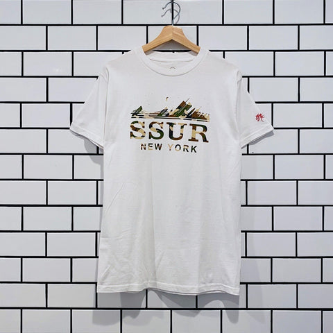 SSUR FAST LIFE CAMO SS TEE WHITE
