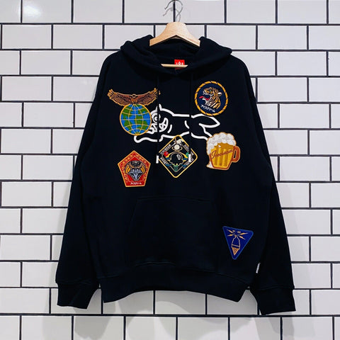 ICECREAM NEEDLES HOODIE BLACK