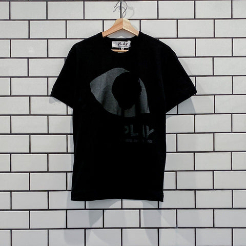 COMME DES GARCONS CDG PLAY EYE PRINT COTTON TEE AZ-T192-051-1