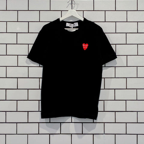 COMME DES GARCONS CDG PLAY DOUBLE EYES TEE AZ-T288-051-1