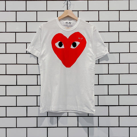 COMME DES GARCONS CDG PLAY HEART TEE AZ-T026-051-1