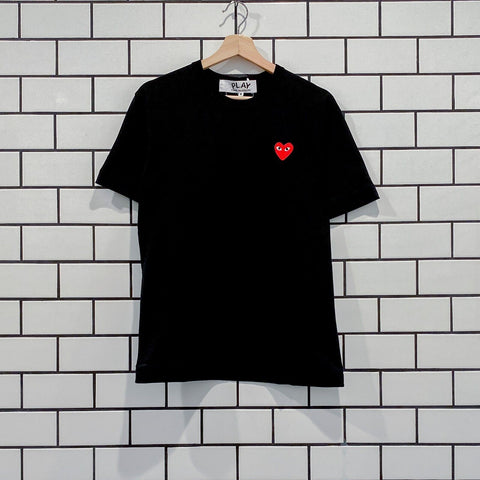 COMME DES GARCONS CDG PLAY RED HEART TEE AZ-T108-051-1-1