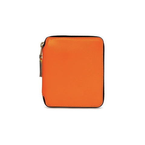 COMME DES GARCONS CDG WALLET SUPER FLUO LIGHT ORANGE WALLET SA2100SF