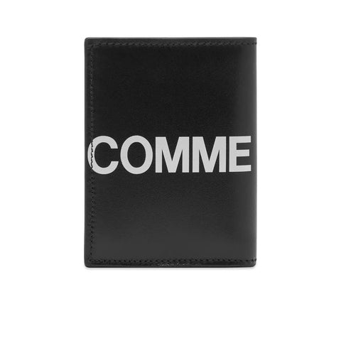 COMME DES GARCONS CDG WALLET HUGE LOGO WALLET BLACK SA0641HL