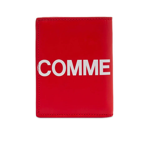 COMME DES GARCONS CDG WALLET HUGE LOGO WALLET RED SA0641HL