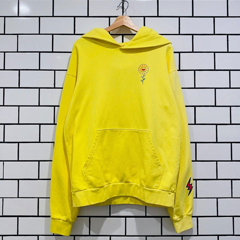 J BALVIN MORADO X TAKASHI MURAKAMI FLOWER HOODIE YELLOW EXCLUSIVE SOLD OUT