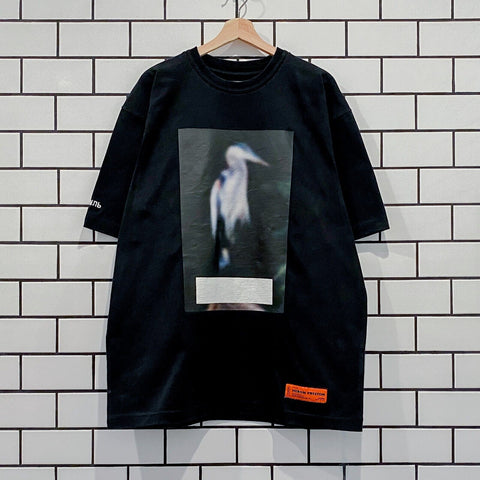 HERON PRESTON OS CENSORED HERON SS TEE BLACK GREY