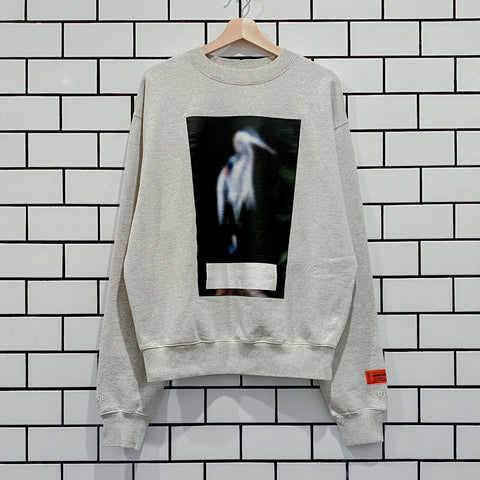 HERON PRESTON CREWNECK LIGHT CENSORED HERON SWEATSHIRT LAST SIZES XS M L XL