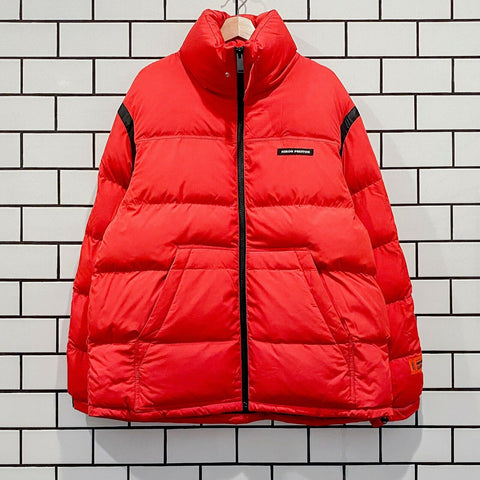 HERON PRESTON LABEL NYLON PUFFER RED LAST SIZES S M L