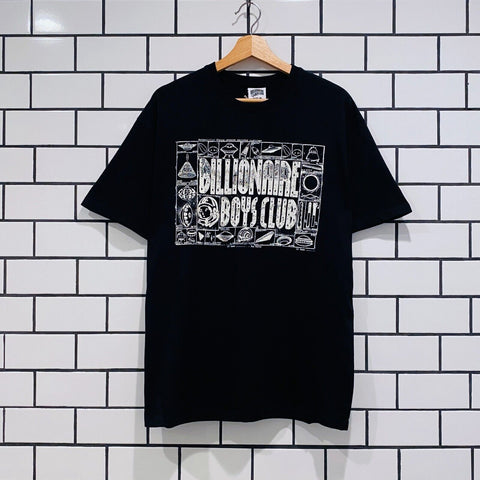 BILLIONAIRE BOYS CLUB BBC SCHEMATIC SS TEE BLACK