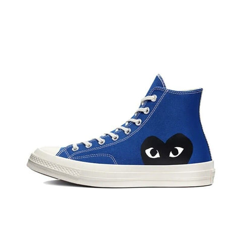 COMME DES GARCONS CDG PLAY CONVERSE BLUE HI UNISEX AZ-K122-001-2