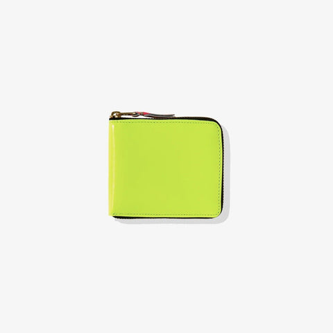 COMME DES GARCONS CDG WALLET SUPER FLUO YELLOW WALLET SA2100SF