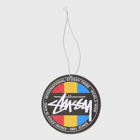 STUSSY STOCK DOT AIR FRESHENER BLACK SOAP