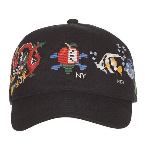 ICECREAM ICE CREAM APPLE OF MY EYE DAD HAT BLACK