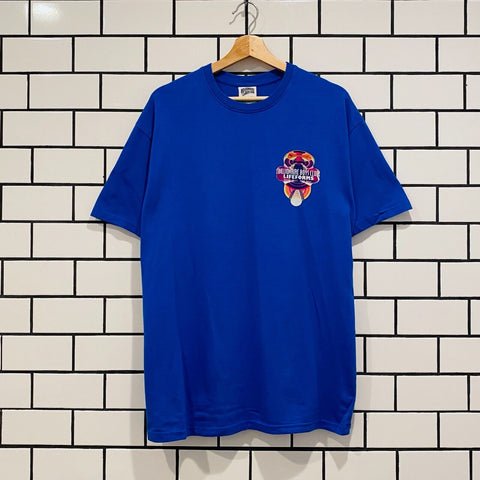 BILLIONAIRE BOYS CLUB BBC LIFEFORMS SS TEE OLYMPIAN BLUE