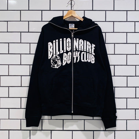 BILLIONAIRE BOYS CLUB BBC ARCH FULL ZIP HOODIE BLACK