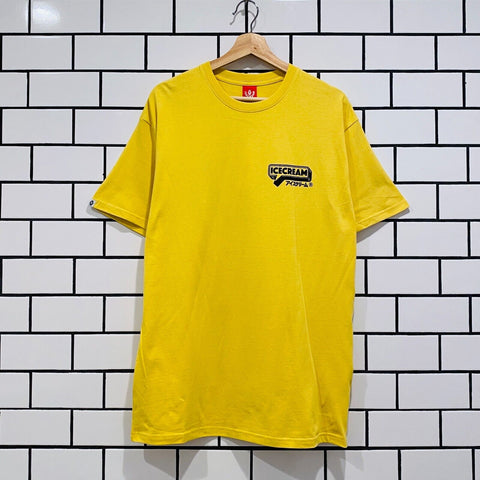 ICECREAM ICE CREAM QUOTE SS TEE CREAM GOLD