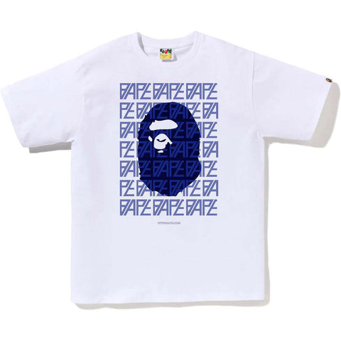 BAPE WHITE MONOGRAM TEE