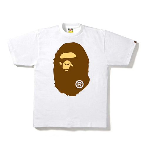 BAPE BIG APE HEAD TEE WHITE