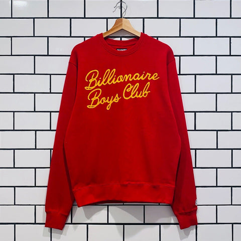 BILLIONAIRE BOYS CLUB BBC SIGNATURE CREWNECK CHILI PEPPER