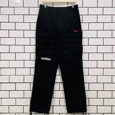 ICECREAM ICE CREAM RAGER CARGO PANTS BLACK