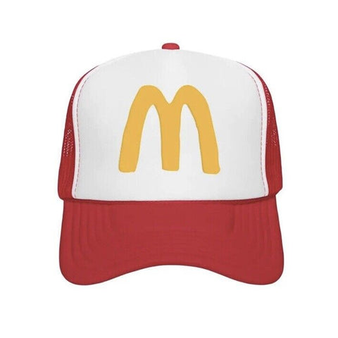 CACTUS PLANT FLEA MARKET CPFM X MCDONALDS TRUCKER HAT WHITE LIMITED SOLD OUT