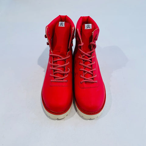 RANSOM SUMMIT BOOTS FRENCH CRIMSON/LIGHT BONE